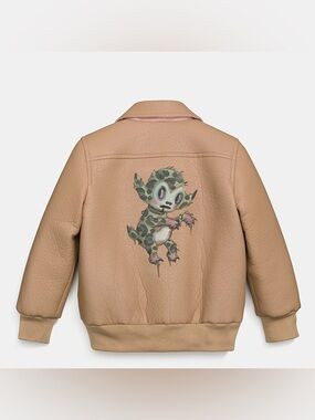 🐒Coach x Gary Baseman LIMITED EDITION Reversible Bomber Jacket, Size Small